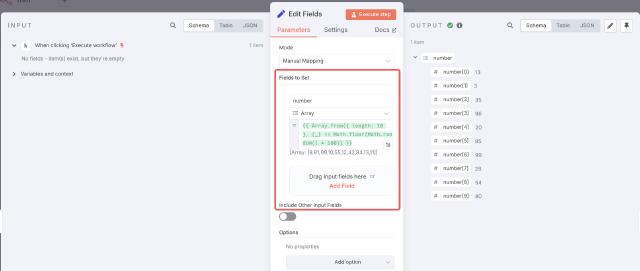 n8n node edit fields n8n node edit fields